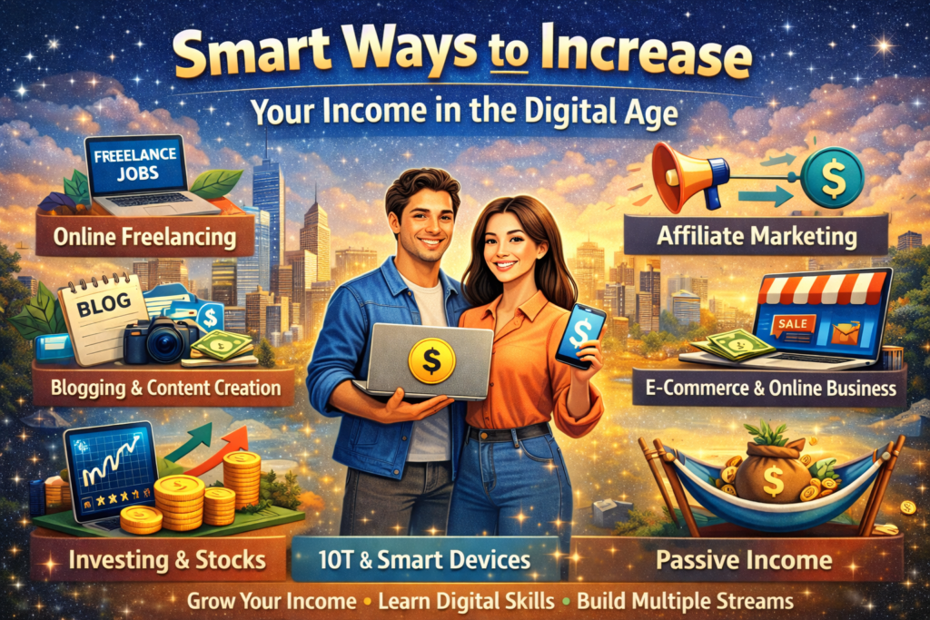 Smart Ways to Increase Your Income in the Digital Age