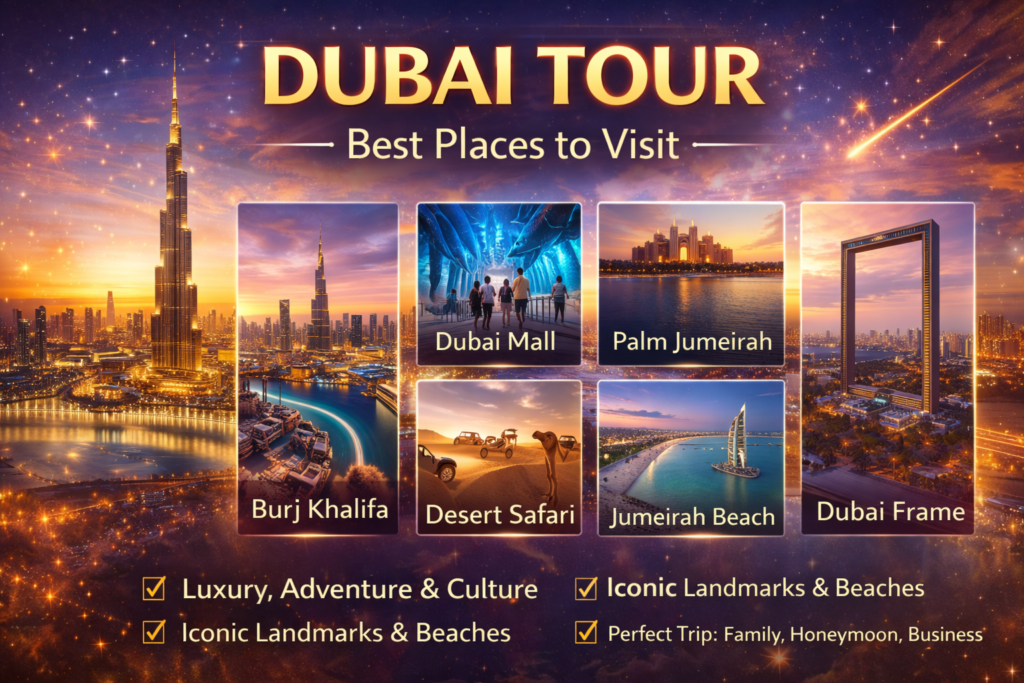 Dubai Tour: Best Places to Visit for an Unforgettable Trip