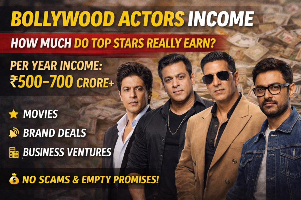 Bollywood Actors Income: How Much Do Top Stars Earn Per Year?